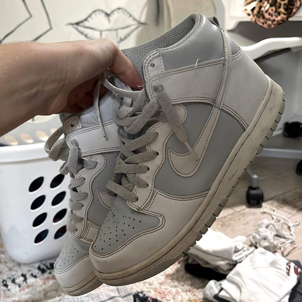 Summit White High Nike Dunks